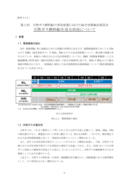 天然ガス燃料船を巡る状況について