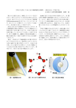 中性子を用いて水と氷の強誘電性を解明 —身近な水・宇宙の氷— 日本