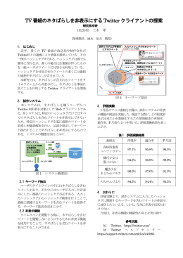 TV 番組のネタばらしを非表示にする Twitter クライアントの