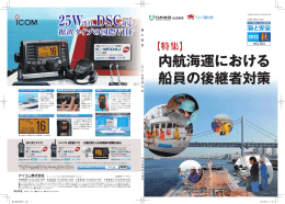 内航海運における船員の後継者対策