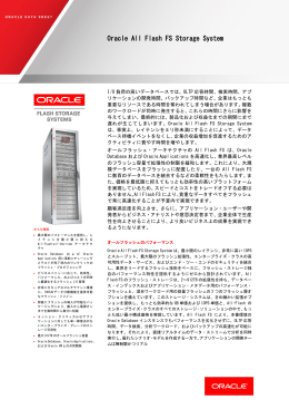 オール・フラッシュOracle FS1 Storage System