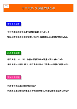 大井川水利流量調整協議会モニタリング調査結果（結果）（PDF：113KB）