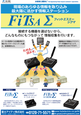 現場のあらゆる情報を取り込み 最  限に活かす情報ステーション