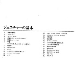 審判のジェスチャー見本