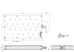 仕様 受け渡し荷重＝100kgf 質量＝10.5kg