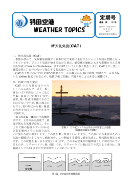 羽田空港WEATHER TOPICS第25号発行(pdfファイル)