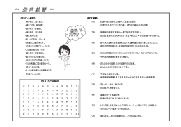 《アクセント練習》 《短文練習》 ・雨が降る、飴を振る。 ア行 ・お綾や親にお