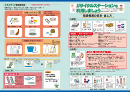 リサイクルステーションを利用しましょう（日本語） （PDF 1.8MB）