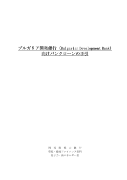 向けバンクローンの手引