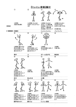 にぃにぃ。音頭 振付 （PDF 555.8KB）