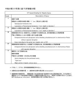 中島分類（CT所見に基づく肝損傷分類） PDF