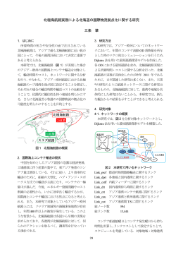 北極海航路実現による北海道の国際物流拠点化に関する研究 三条 肇