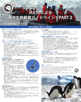 海洋生物観察ガイドラインPart2 ～日本語～（PDF 835KB）