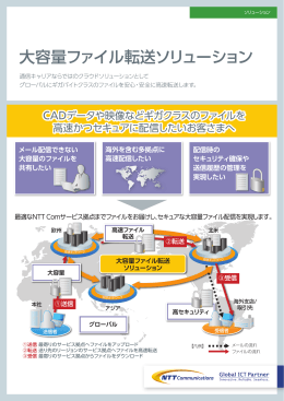 大容量ファイル転送ソリューション - NTT Communications
