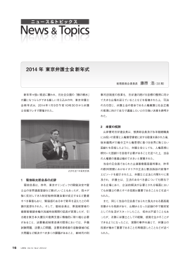 2014年東京弁護士会新年式・IBAボストン大会参加報告・セクシュアル