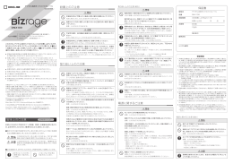 「ビズレージ」DNX100 第2版 2015年5月12日更新