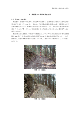 9 愛媛県久万高原町調査結果