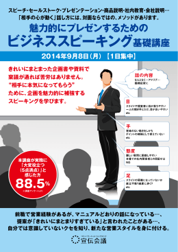 ビジネススピーキング基礎講座