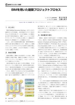 BIMを用いた建築プロジェクトプロセス