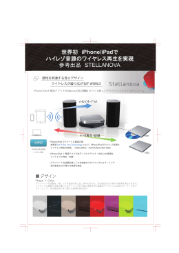 参考出品 STELLANOVA 世界初 iPhone/iPadで ハイレゾ音源の