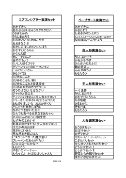 エプロンシアター実演セット 指人形実演セット 手人形実演セット 人形劇