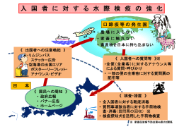 水際検疫の強化の概要（PDF：540KB）