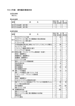 H22年度 病性鑑定実施状況