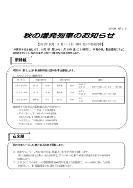 新幹線 在来線 - JR東日本旅客鉄道株式会社 仙台支社
