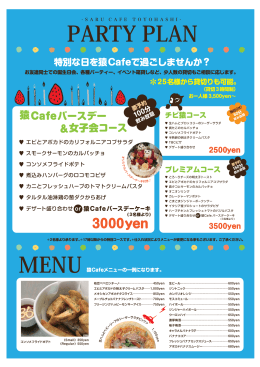 PARTY PLAN MENU