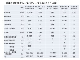 日本合成化学グループパフォーマンス（PDF：72KB）