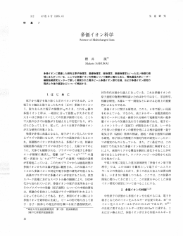 多価イ オン科学