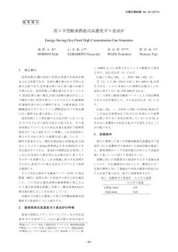 省エネ型酸素燃焼式高濃度ガス変成炉