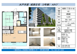 水戸市営 城東住宅 （2号棟） Aﾀｲﾌﾟ