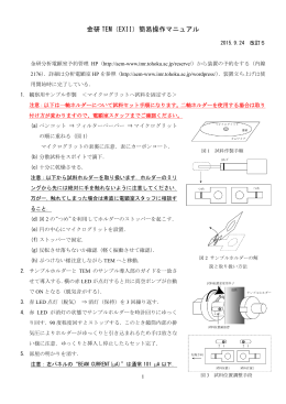 2000EXII簡易マニュアル