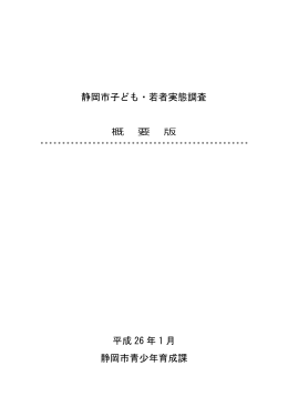 子ども・若者実態調査概要版（PDF 464KB）