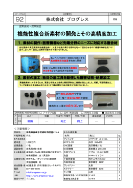 機能性複合新素材の開発とその高精度加工（PDF：857KB）