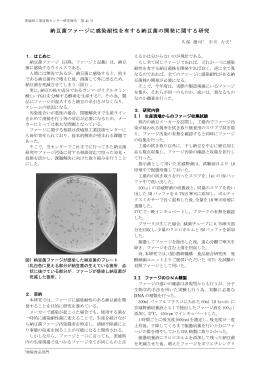 納豆菌ファージに感染耐性を有する納豆菌の開発に関する研究