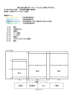 第31回八尾ラグビーカーニバル