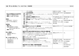 NPO 法人新治里山「わ」を広げる会 事業概要