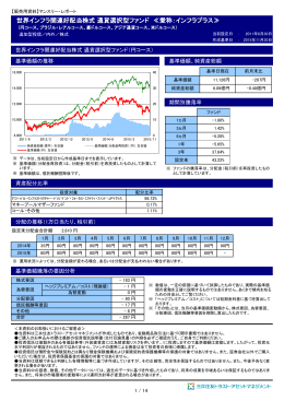 世界インフラ関連好配当株式 通貨選択型ファンド ≪愛称：インフラプラス≫