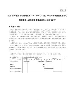 平成 22 年度田子の浦港底質（ダイオキシン類）浄化対策検討