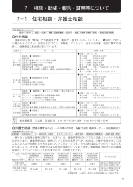 7-1 住宅相談・弁護士相談（PDF形式 595キロバイト）