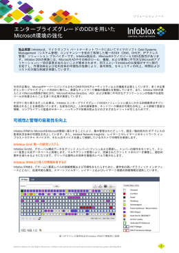 エンタープライズグレードのDDIを用いた Microsoft環境の強化