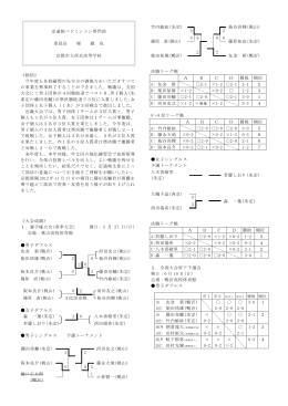 定通制バドミントン専門部 委員長 堀 徹 也 京都市立
