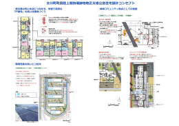 川町町  陸上競技場跡地地区災害公営住宅設計コンセプト