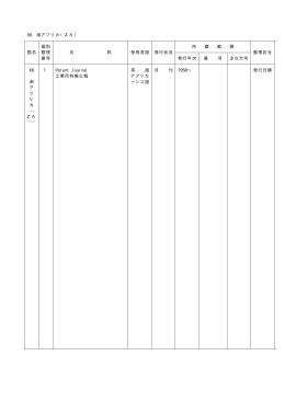 66． 南アフリカ（ZA） 国別 所 蔵 範 囲 国名 整理 名 称 使用言語 発行