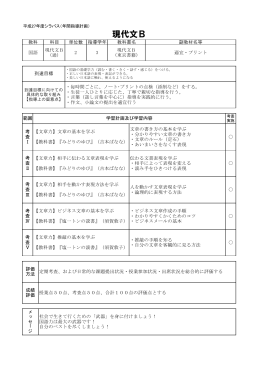 現代文B（通信）