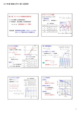 2015年度制御工学 II 第13回資料 1