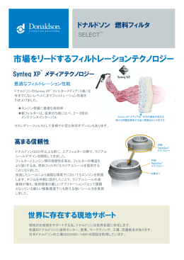 市場をリードするフィルトレーションテクノロジー