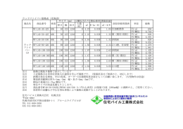 ウッドファイバー価格表 - 住宅パイル工業株式会社